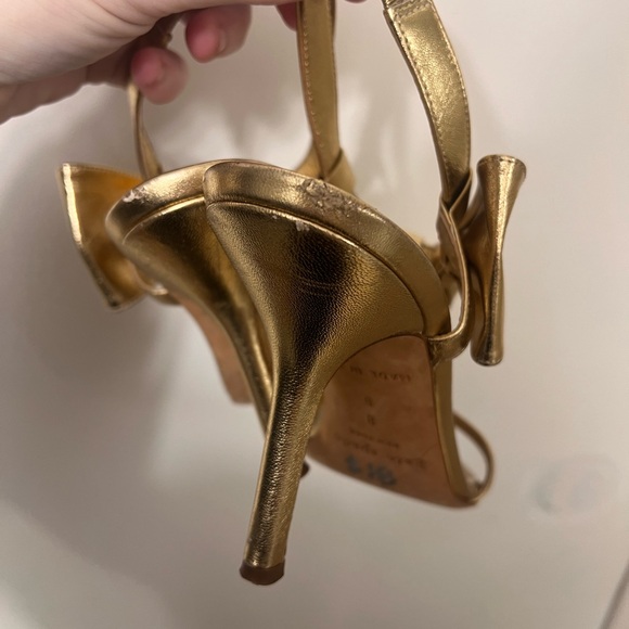 Gold Bow High Heels by Kate Spade - Picture 5 of 8